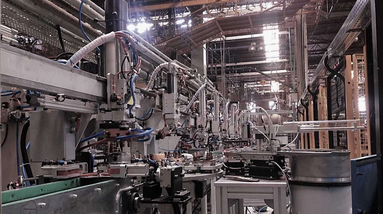 Kältekompressor Abdeckung Schweiß-Montagelinie